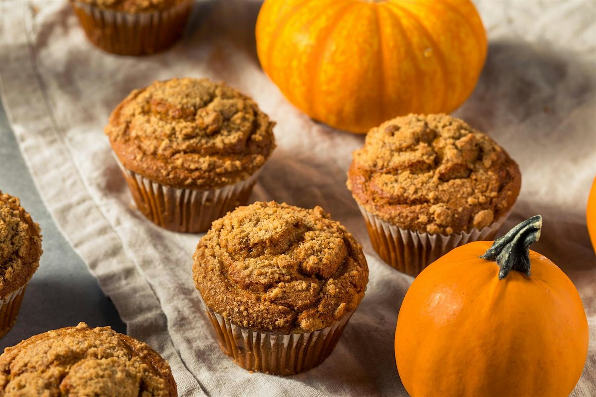 Kid's Pumpkin Spice Muffins with a Maple Glaze