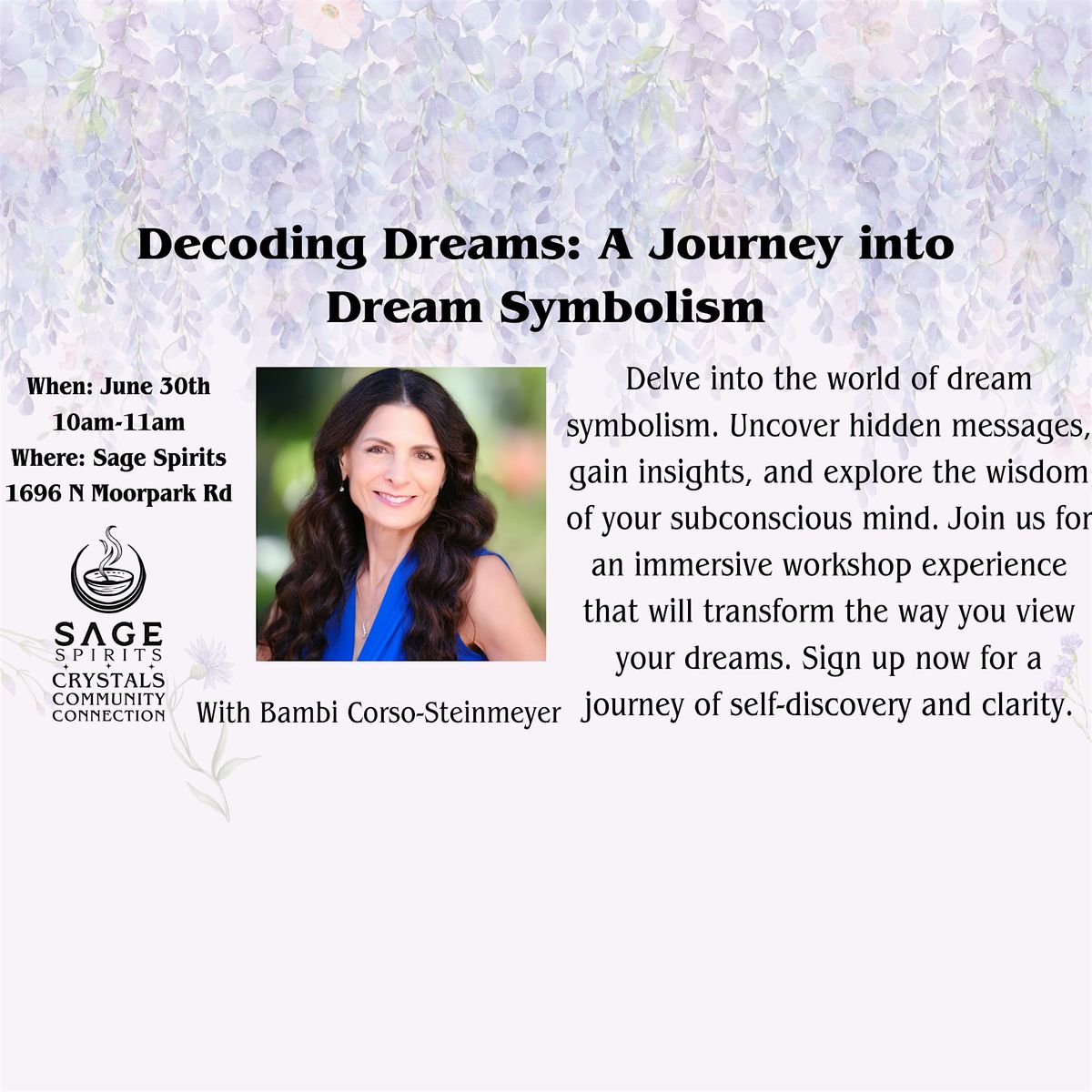 Decoding Dreams Workshop: A Journey into Dream Symbolism