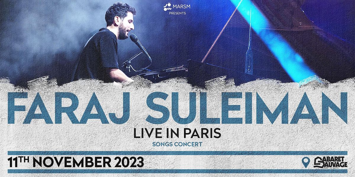 Faraj Suleiman in Paris