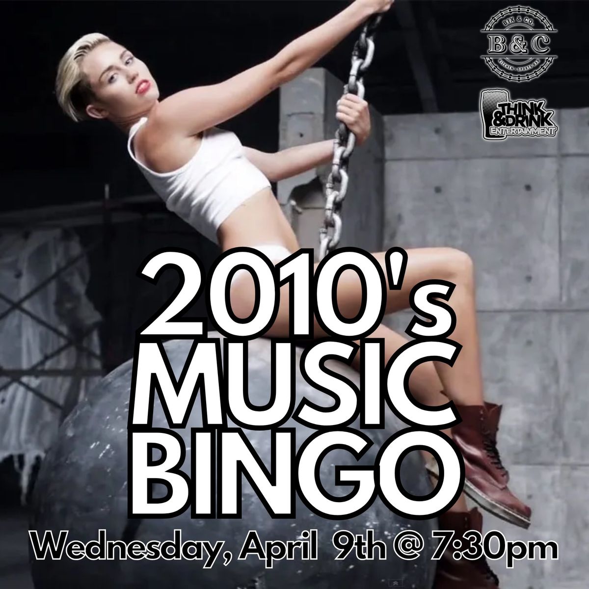 2010's Music Bingo @ Bix & Co. (West Des Moines, IA) \/ Wed April 9th @ 7:30pm