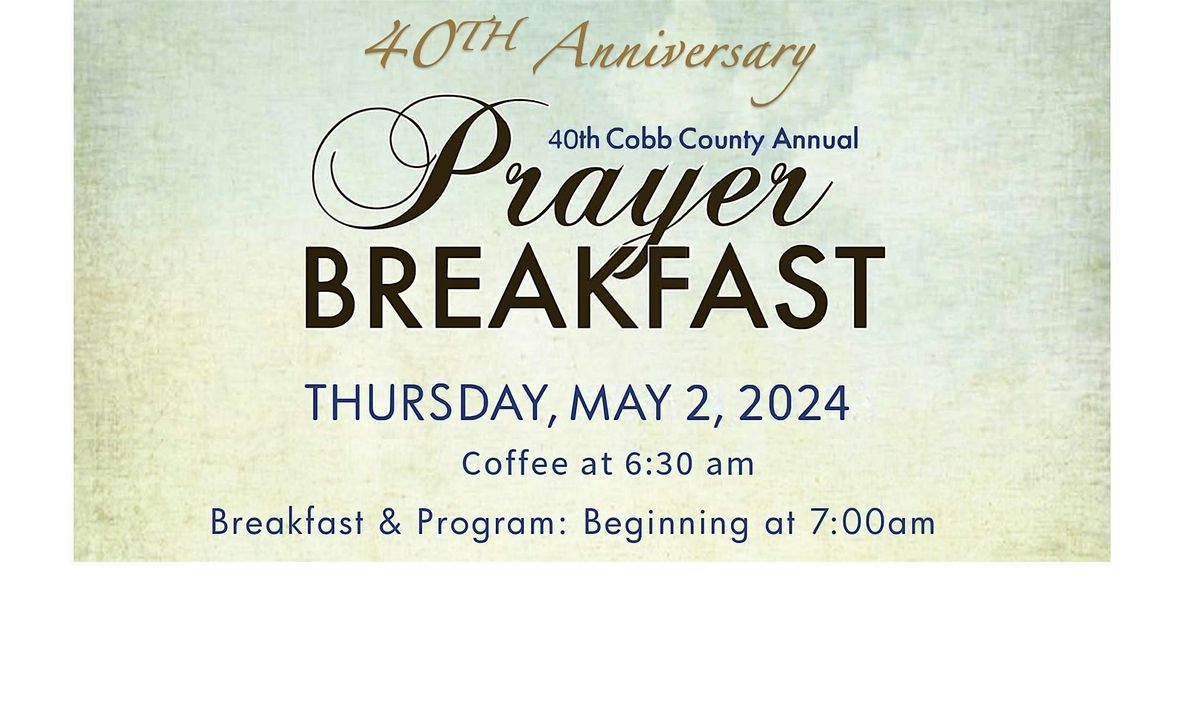 Cobb County Prayer Breakfast 2024