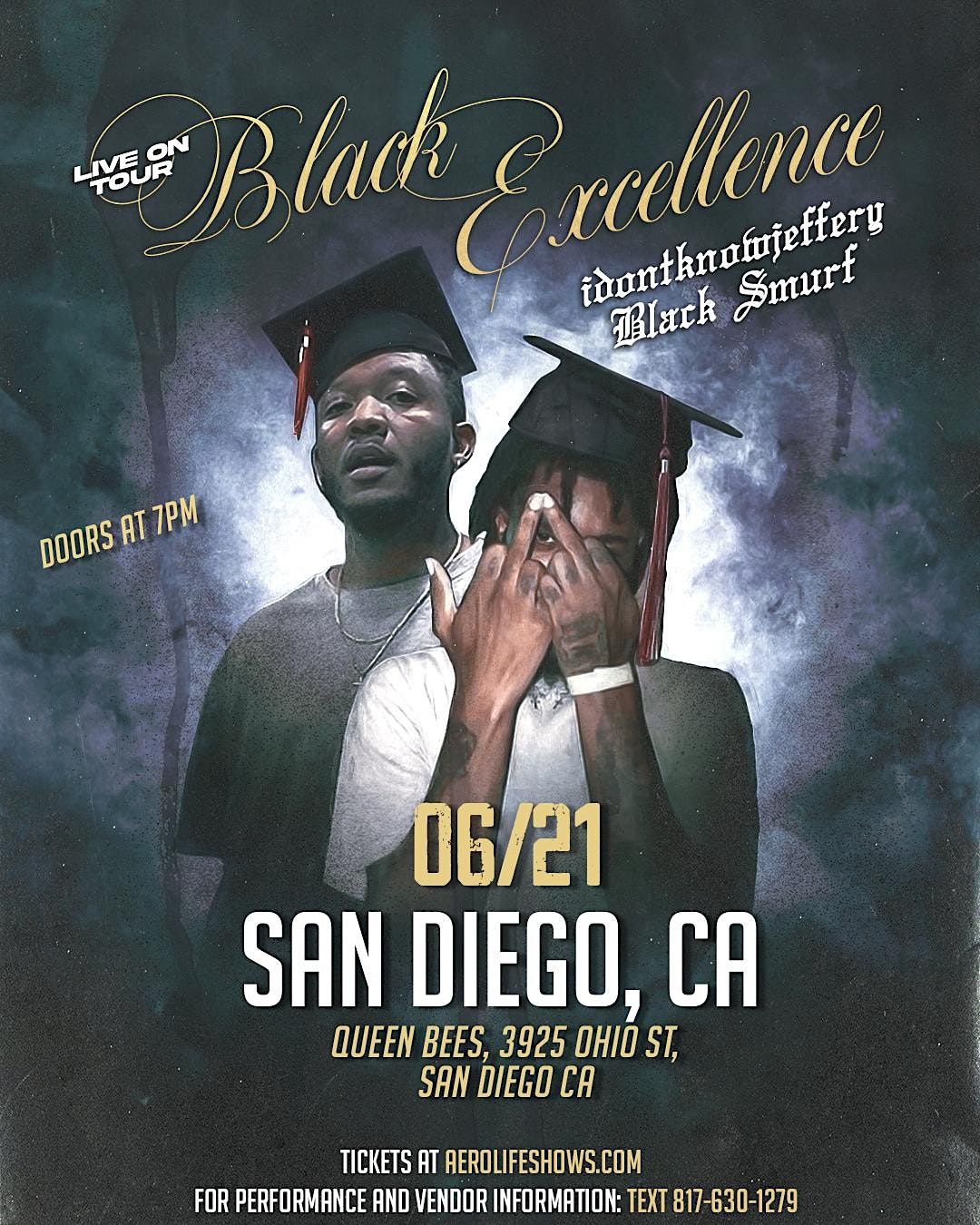 JUNE 29th: IDONTKNOWJEFFERY & Black Smurf Live in El Paso, TX w\/ DiegoMoney