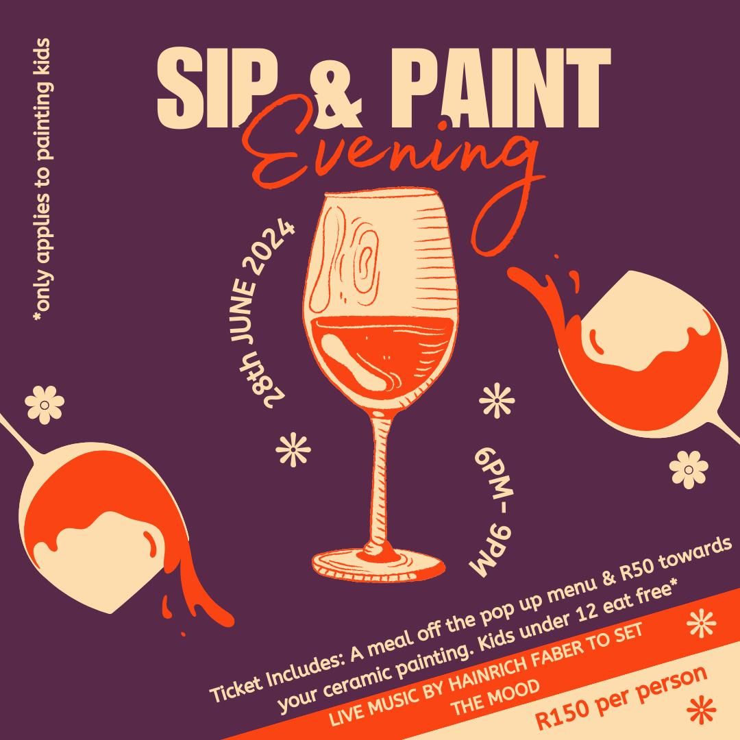 Sip and Paint Evening at Clay Caf\u00e9 Silver Lakes