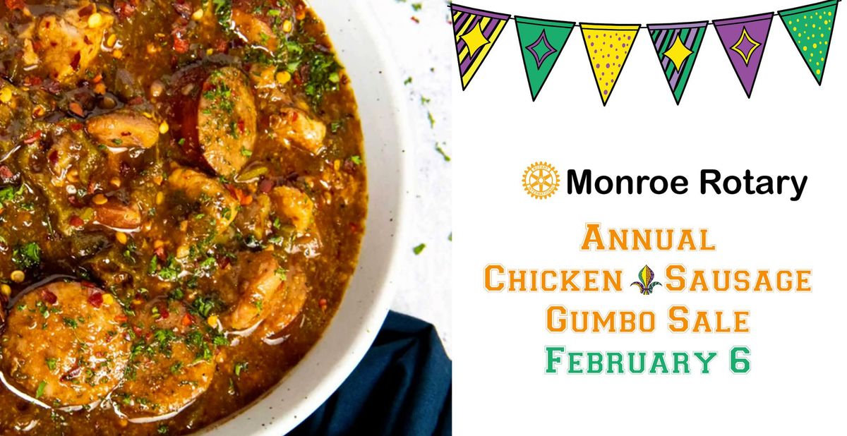 Monroe Rotary Gumbo Sale