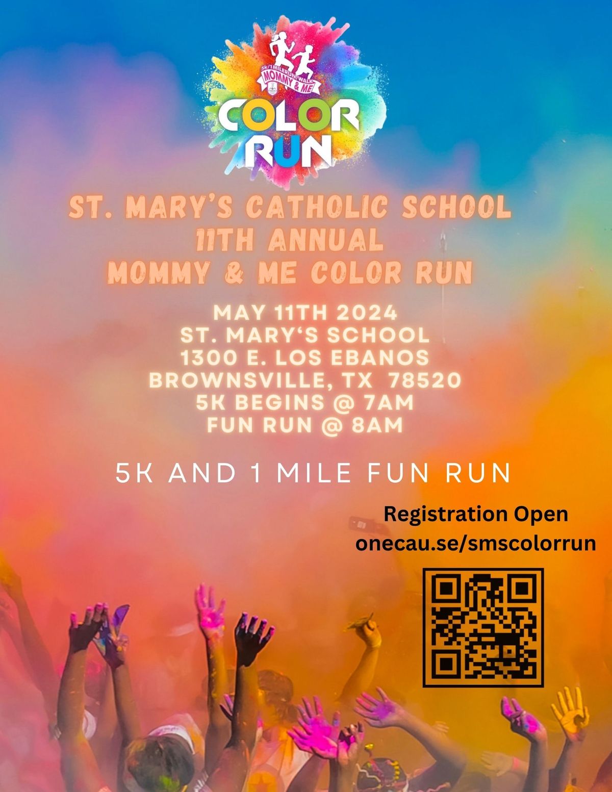 Mommy & Me Color Run-St. Mary's Catholic School