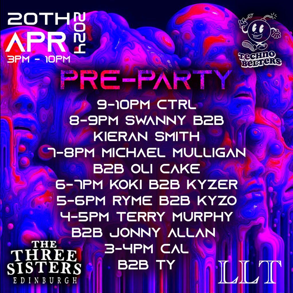 TECHNO BELTERS X LLT PRE-PARTY (free entry)