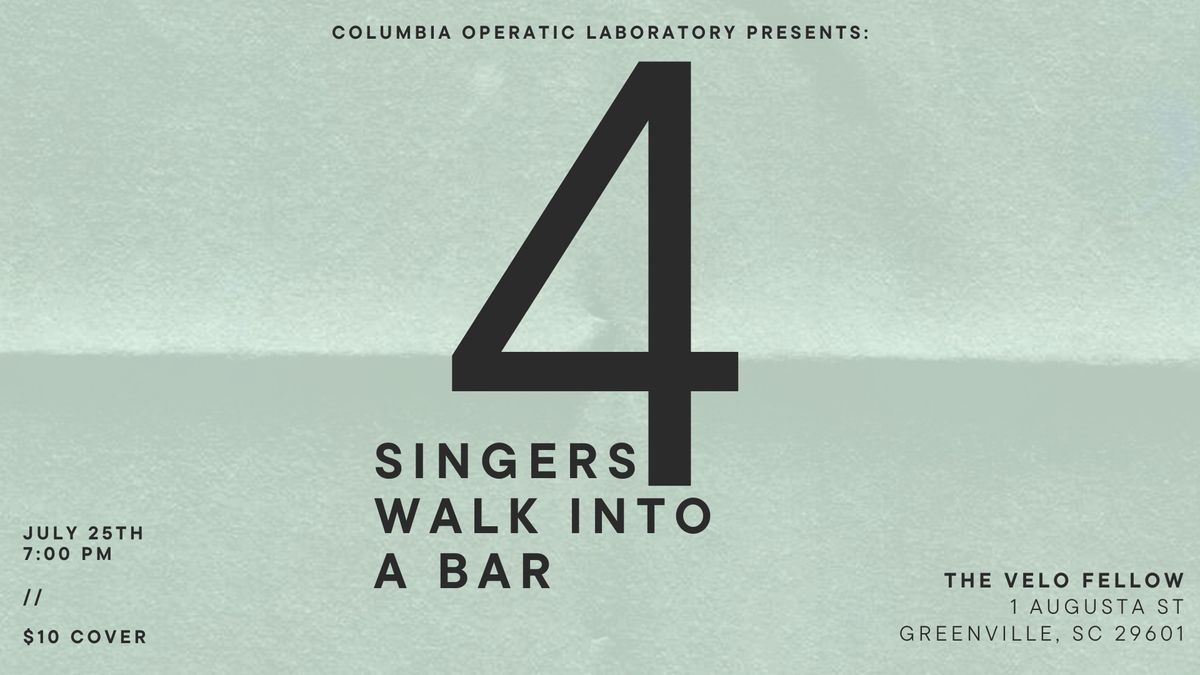 Four Singers Walk Into A Bar