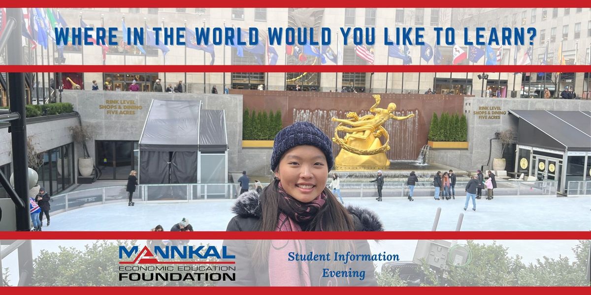 Student Information Night: Where in the world would you like to learn? 