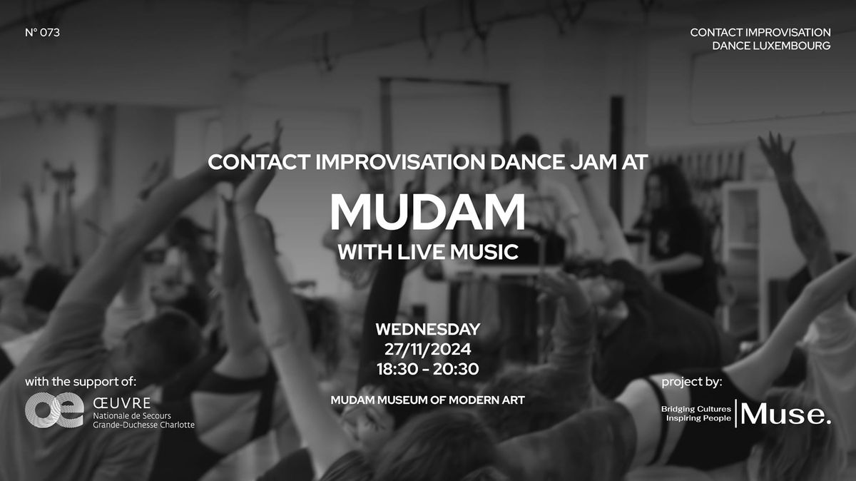 Contact Improvisation Dance Jam with Live Music at Mudam Luxembourg