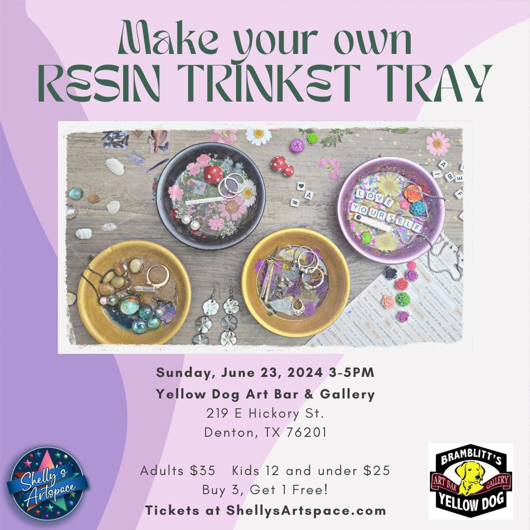Resin Trinket Tray Craft Party