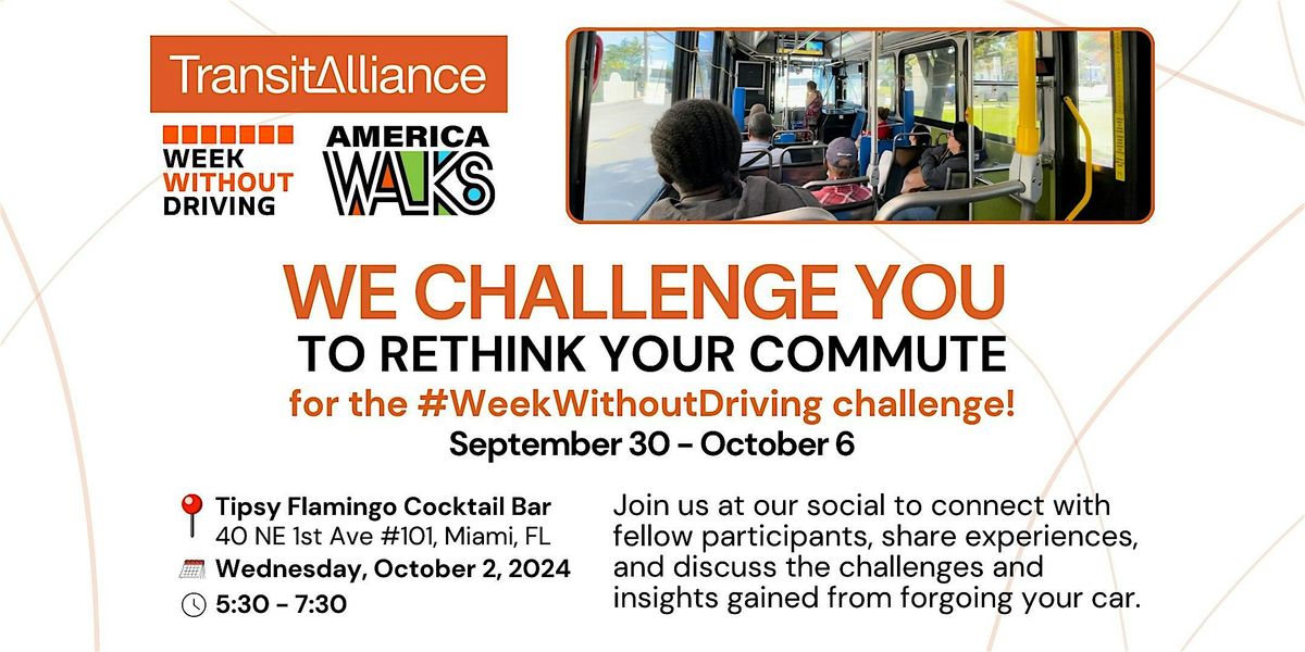 #WeekWithoutDriving Social