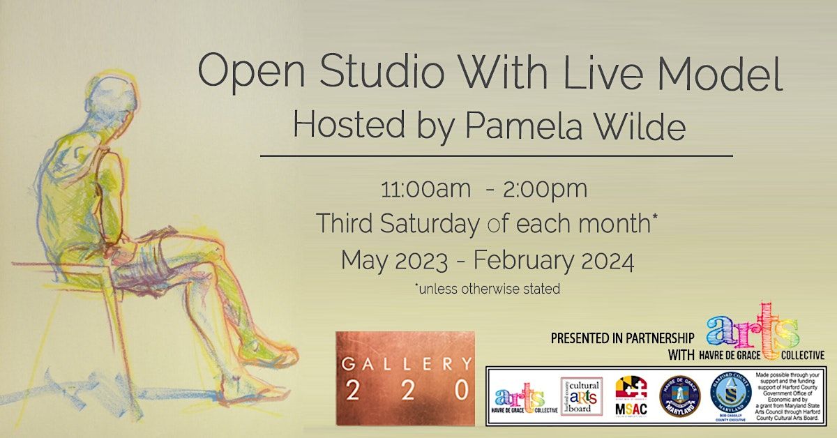 Open Studio With Live Model \u2013 Hosted by Pamela Wilde