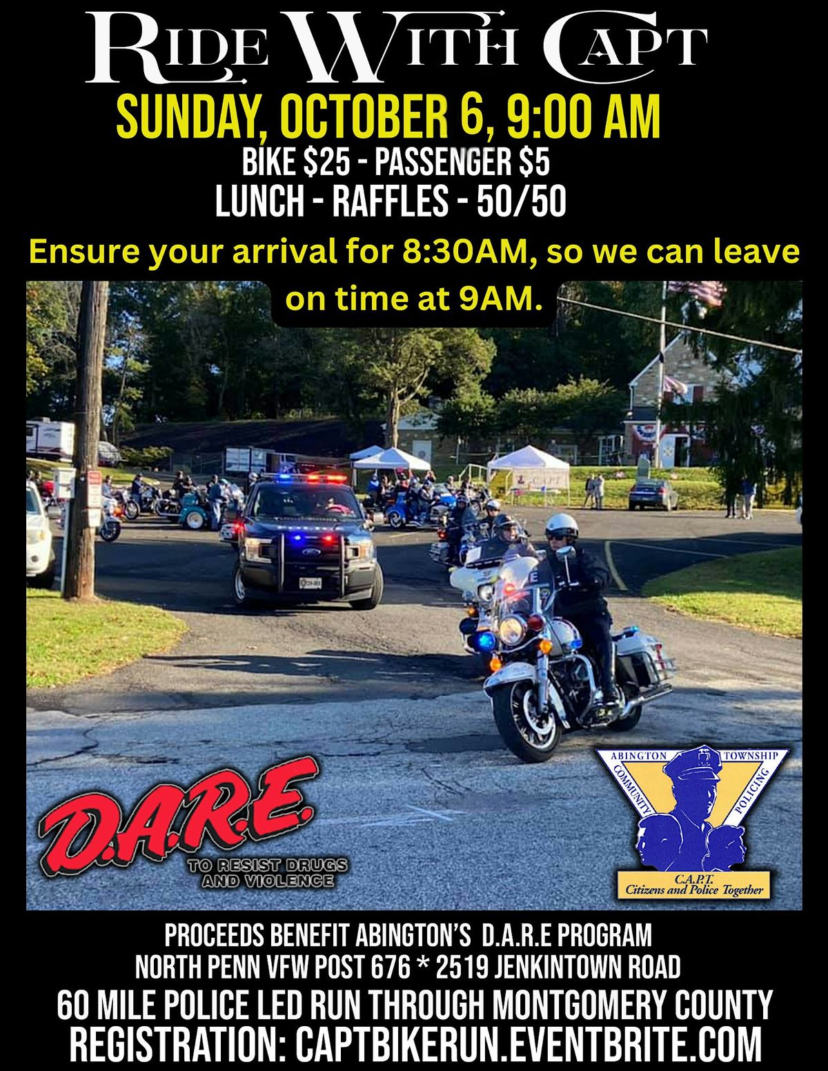 D.A.R.E. To Ride With C.A.P.T. Bike Run