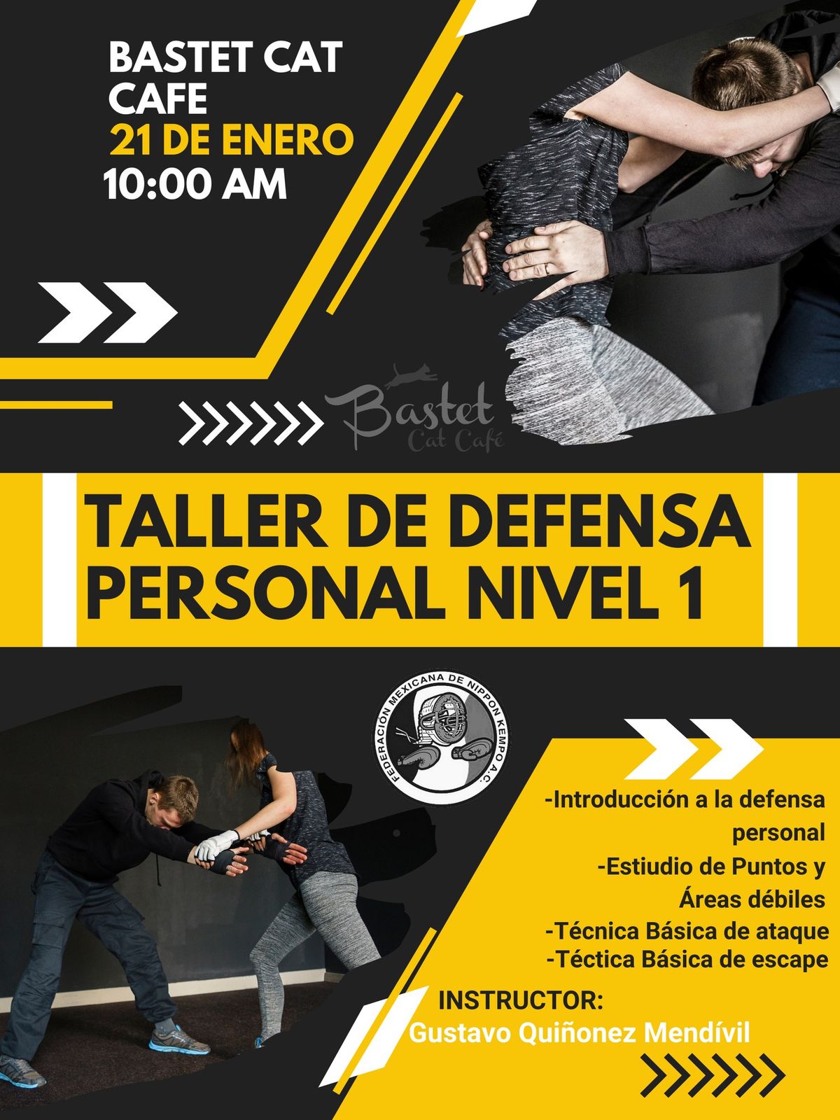 Taller de Defensa Personal en Bastet