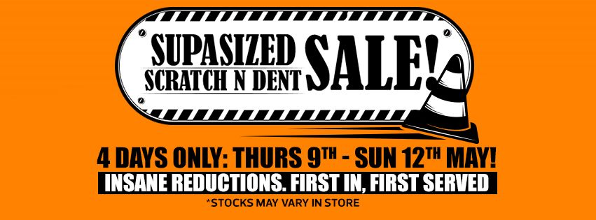 SUPASIZED Scratch N Dent Sale at 4WD Supacentre Fyshwick ?