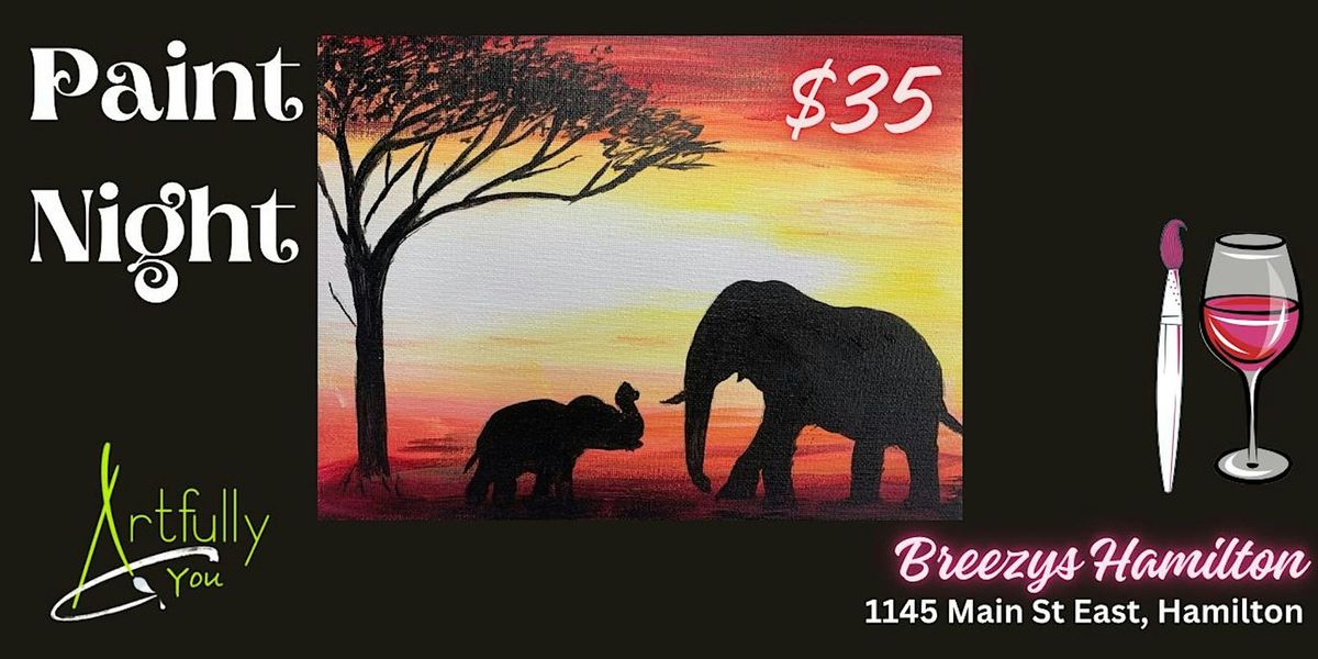 12th July 2024  Paint Night - Breezys Hamilton