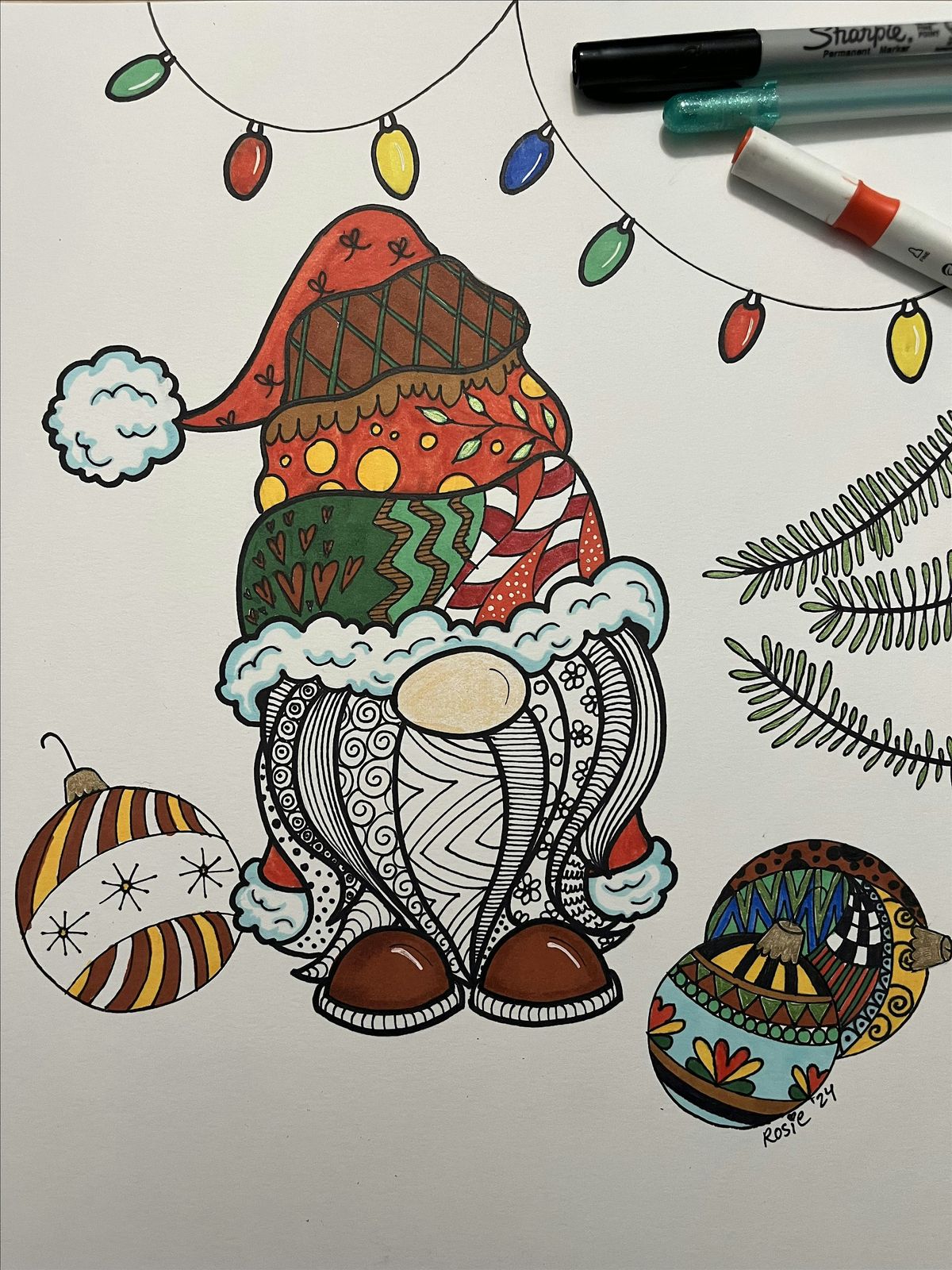 Soul Sisters Art Workshop- XMAS GNOME DOODLES