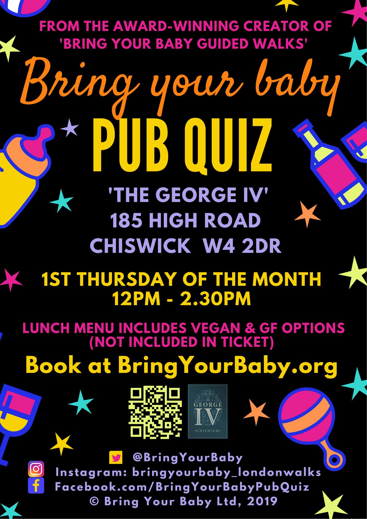 BRING YOUR BABY PUB QUIZ @ The George IV, CHISWICK (W4)