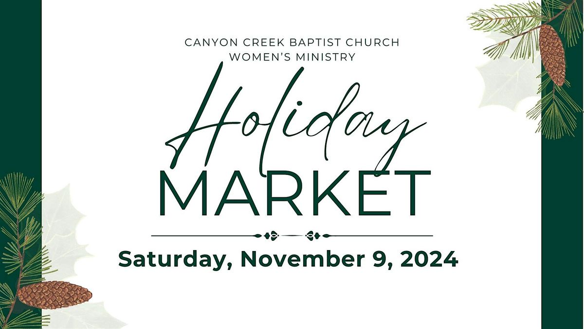 Holiday Market at Canyon Creek