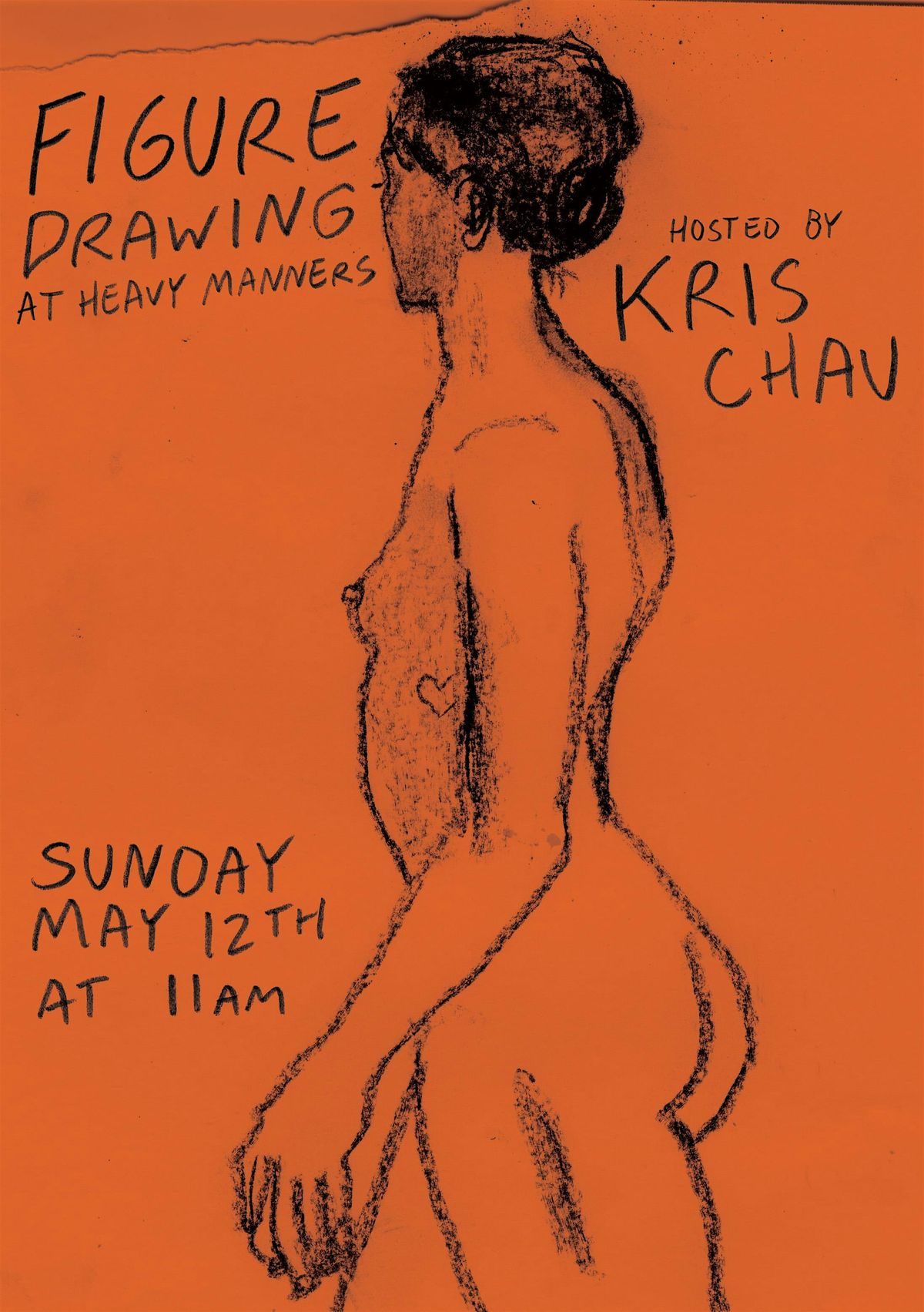 Figure Drawing at Heavy Manners Hosted by Kris Chau (5\/12)
