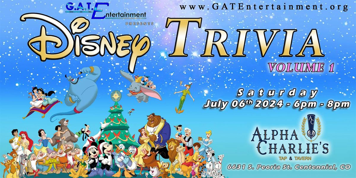 Disney Trivia!! (DTC\/Centennial CO)