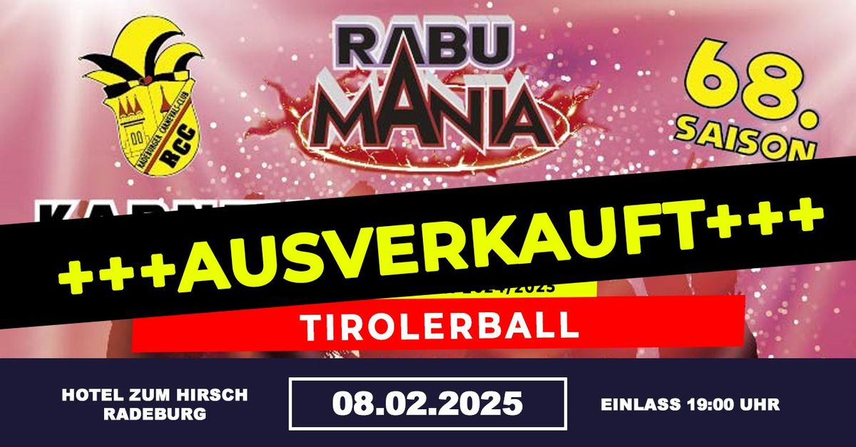 Tirolerball | Radeburger Carnevals-Club \u2219 08.02.25 (AUSVERKAUFT)