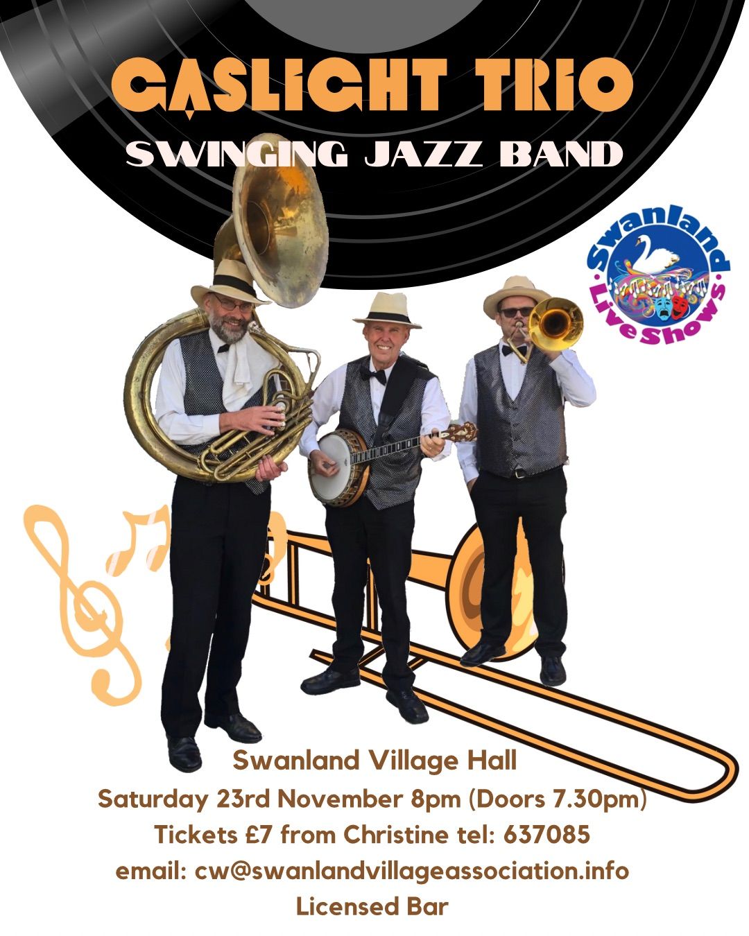 Gaslight Trio - Filey\u2019s Premier Jazz Band (Swanland Live Show)