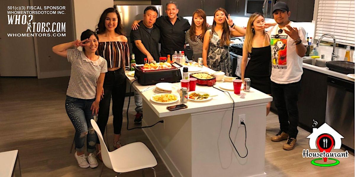 Housetaurant Fundraiser Dinner Party For Charity (501(c)(3) Fiscal Sponsor)