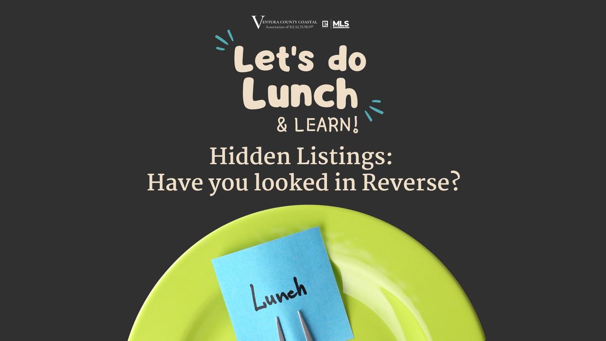 Reverse Mortgage Lunch and Learn (IN PERSON)