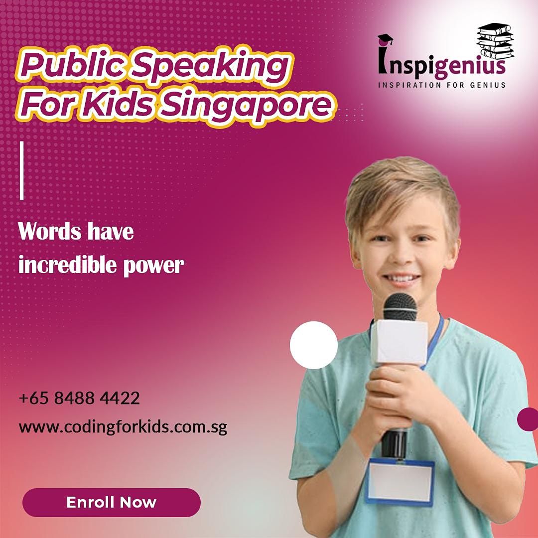 Public Speaking for Kids Singapore - Words Have Incredible Power