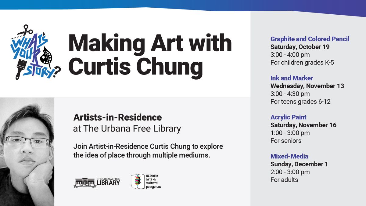 Adult Workshop with Artist-in-Residence Curtis Chung