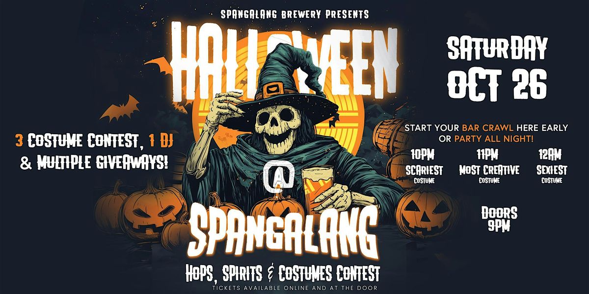 Halloween Hip-Hops & Sexy Spirits - Costume Party & Contest at Spangalang