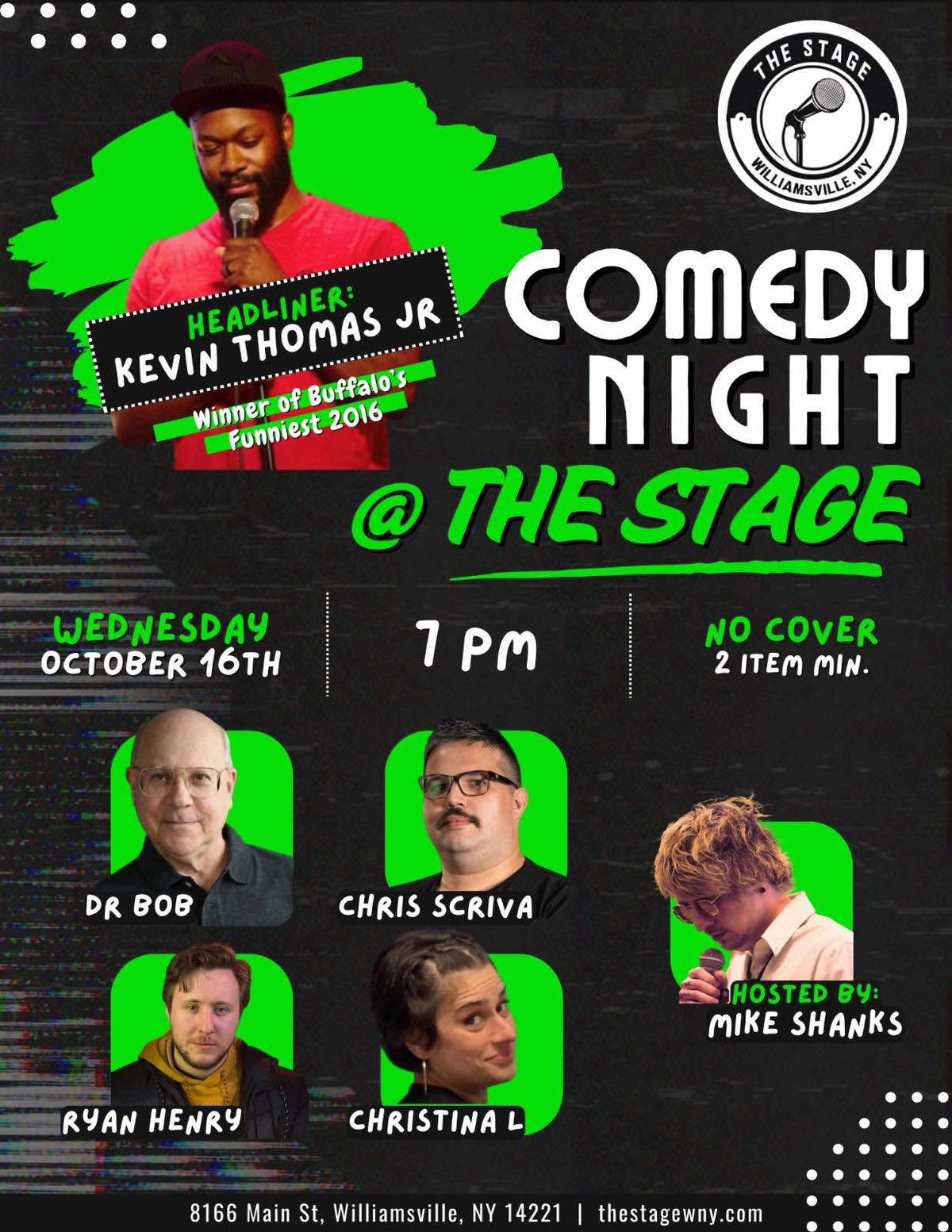 Comedy Night feat. Kevin Thomas Jr. @ The Stage!