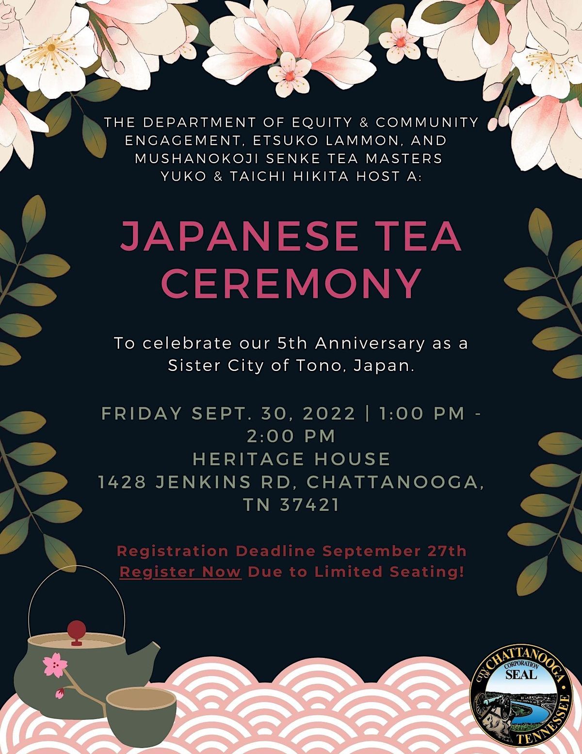 Tea Ritual Tag Japanese Tea Ceremony, Don Eaves Heritage House Arts & Civic Center ...
