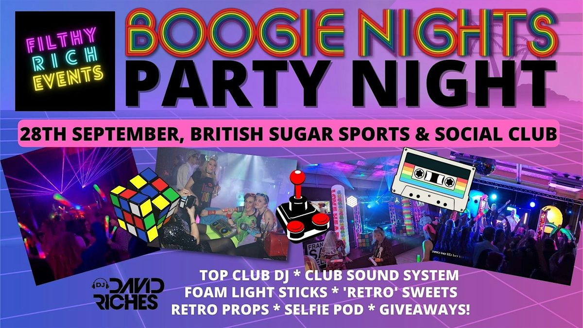 Boogie Nights - 80s \/ 90s Party Night - Bury St Edmunds