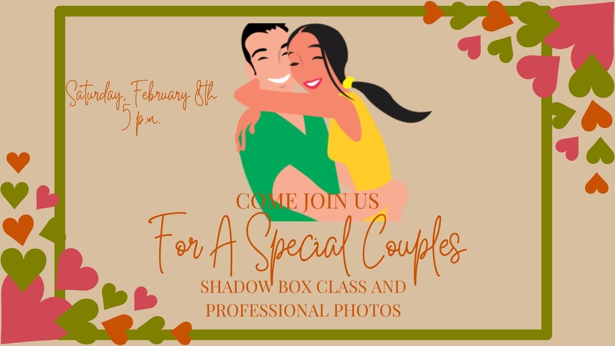 The Mountain Mercantile's Couples Shadow Box and Professional Photos Event