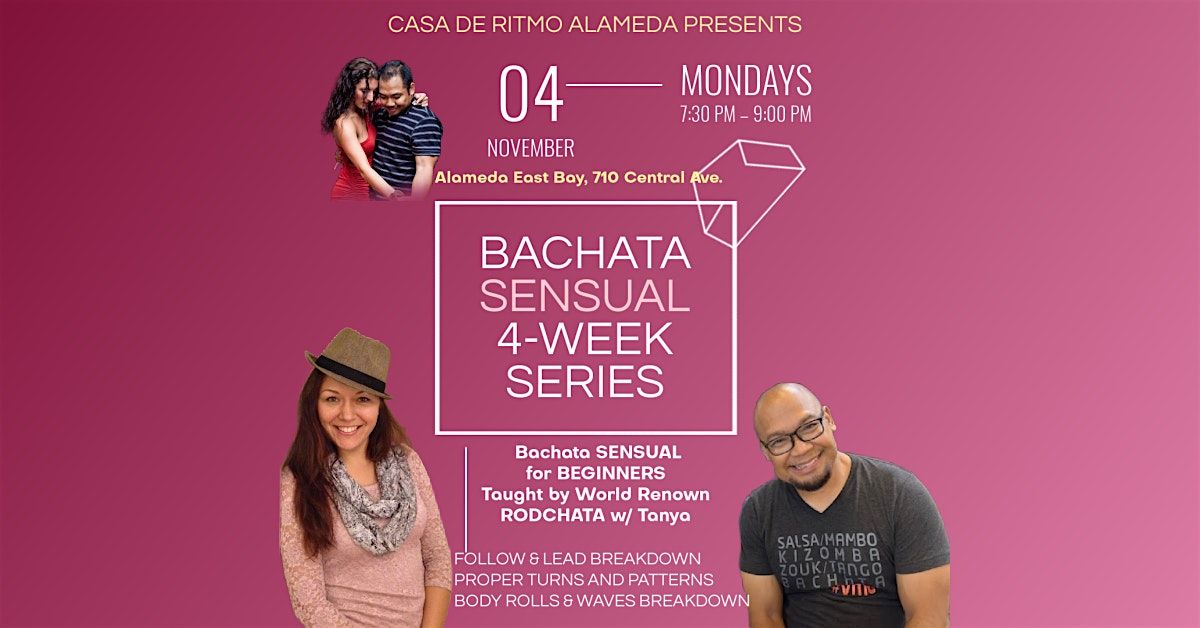 BACHATA SENSUAL, 4-Week Course Training for Beginners