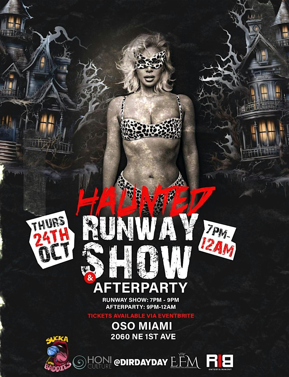 HAUNTED RUNWAY SHOW & AFTERPARTY