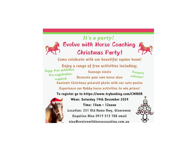 Evolve with Horse Coaching Christmas Party 