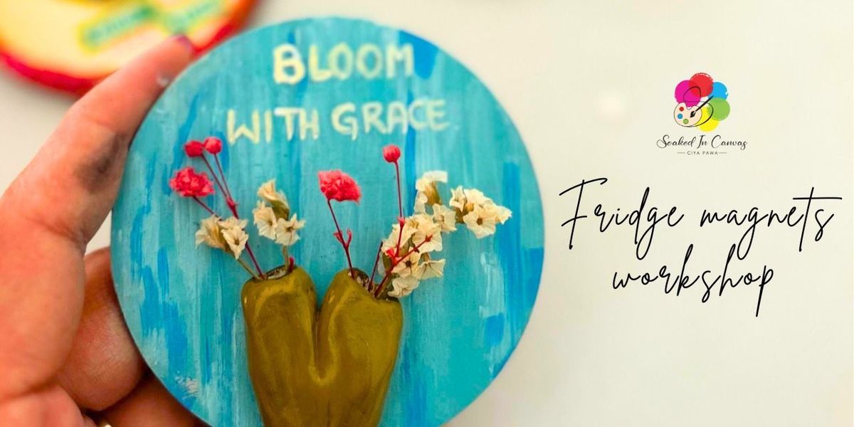 Sip and Paint - Fridge Magnets Making Workshop