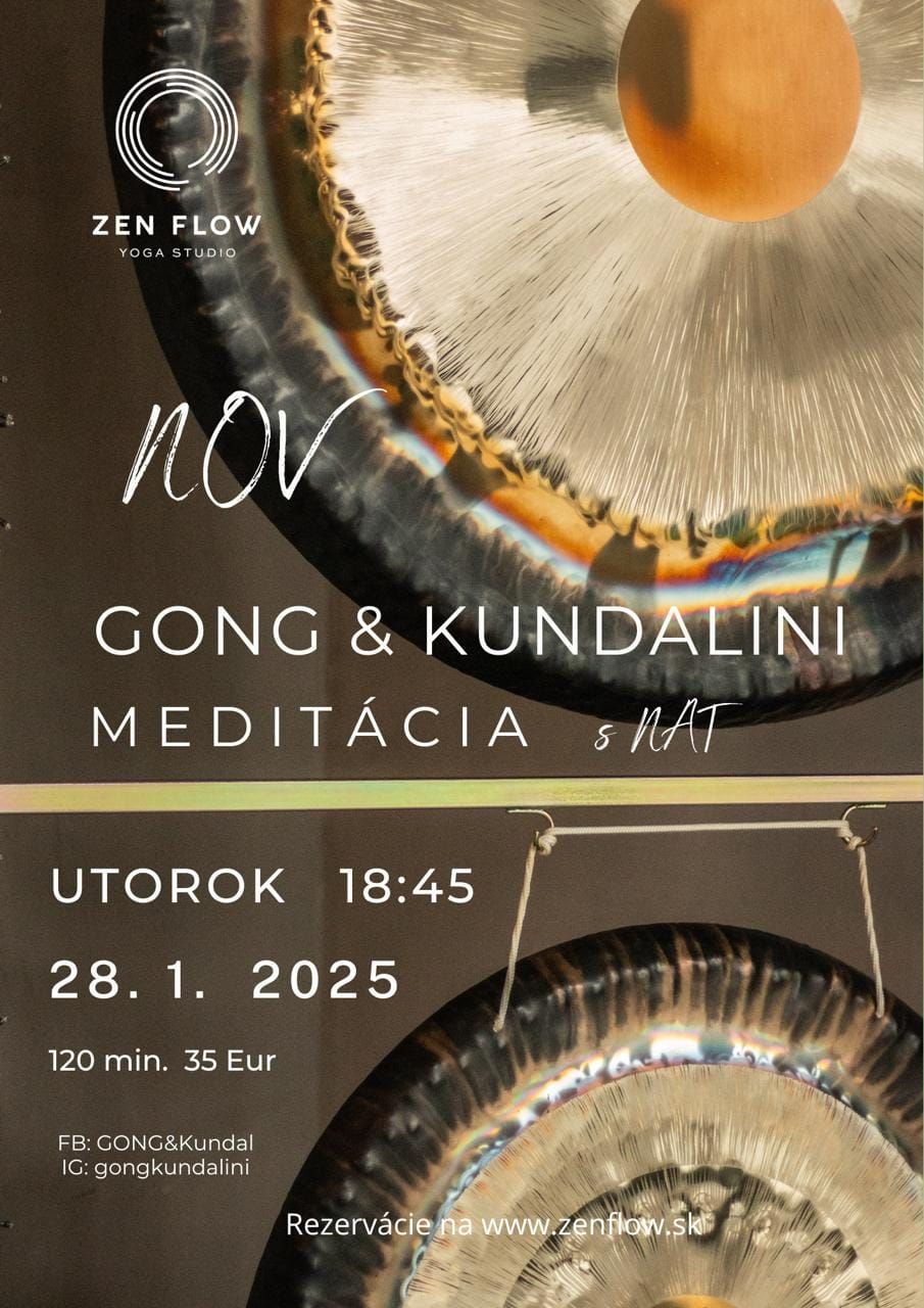 Gong&kundalini medit\u00e1cia NOV & Vesm\u00edrne gongy 