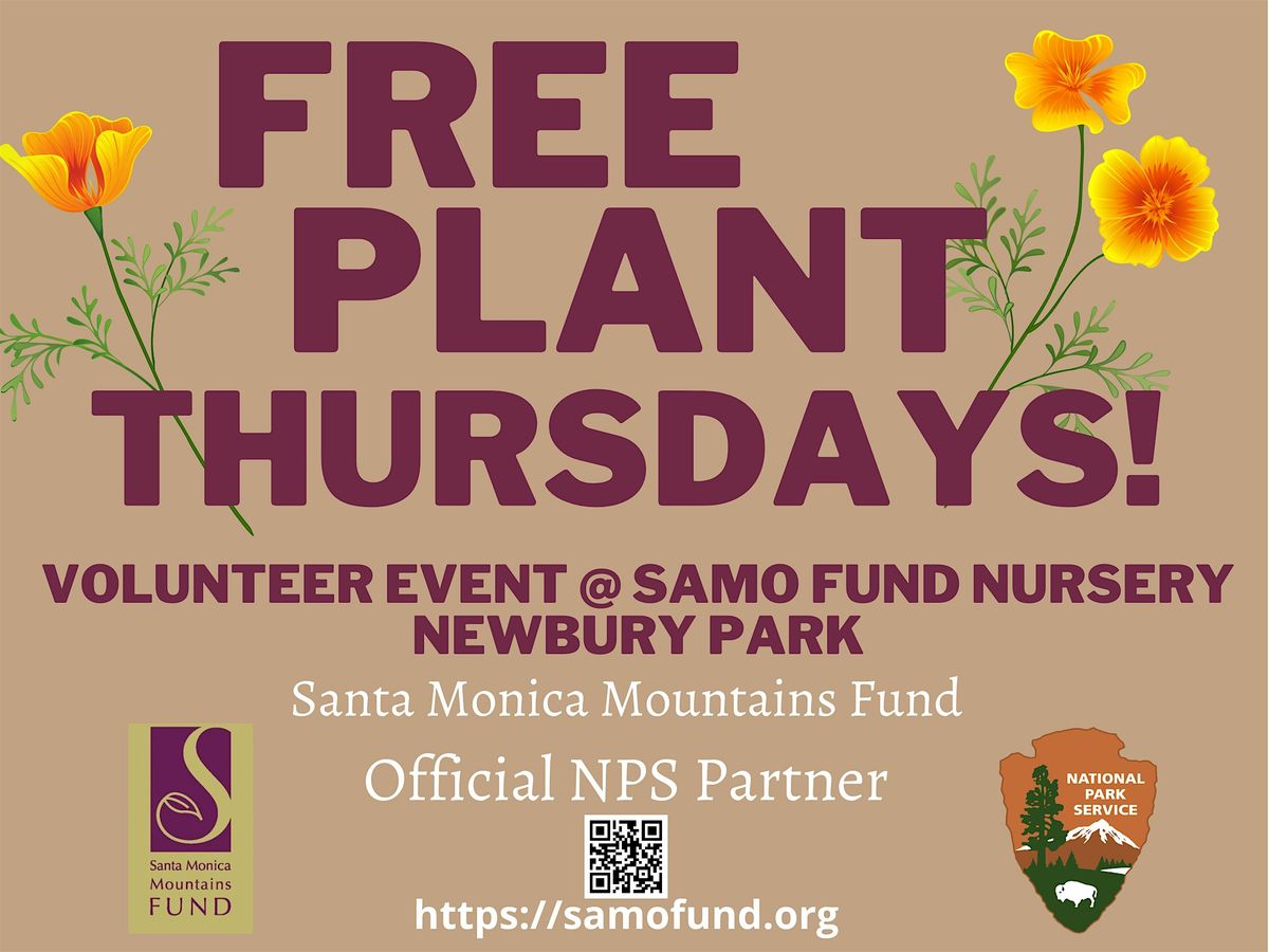 FREE PLANT THURSDAYS! - Native Plant Nursery Volunteering
