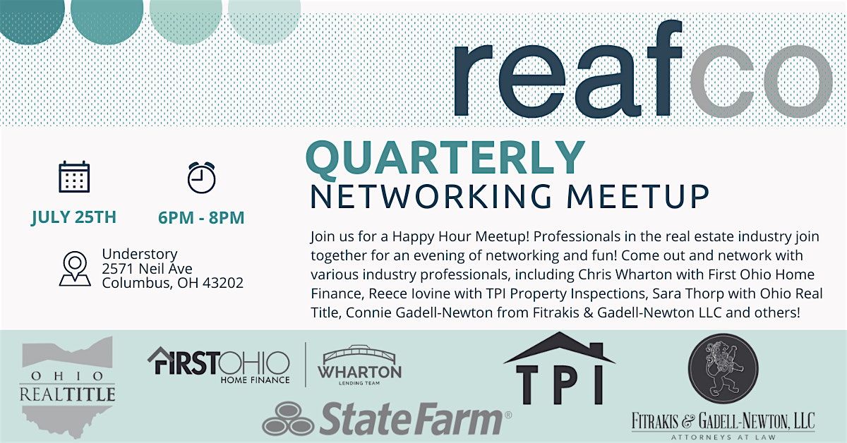 Reafco Quarterly Networking Event