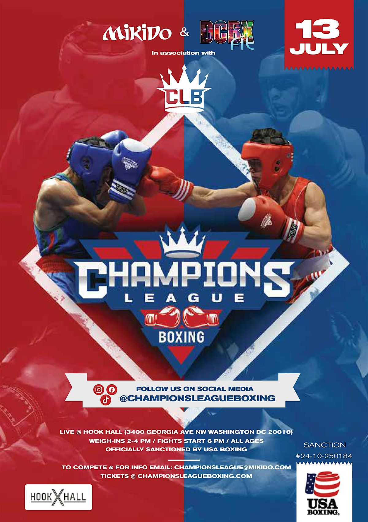 Champions League Boxing + Silent Headphone  &  Battle of the DJs Experience
