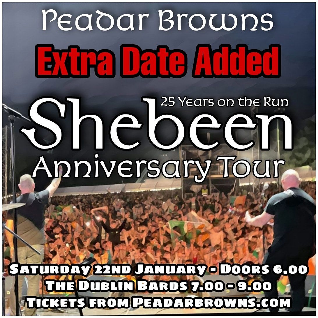 Shebeen - Live At Peadars - Sat 4th June