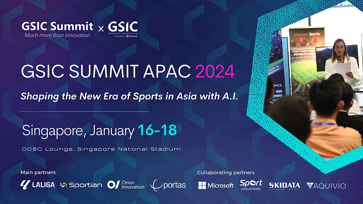 GSIC Summit APAC 2024 Shaping the New Era of Sport in Asia with AI