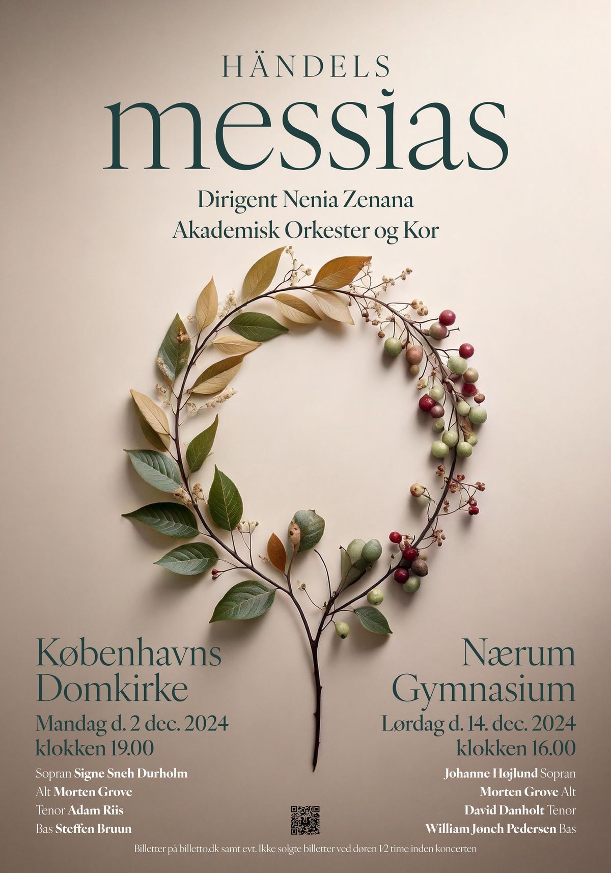 H\u00e4ndels Messias i K\u00f8benhavns Domkirke - Akademisk Orkester og Kor