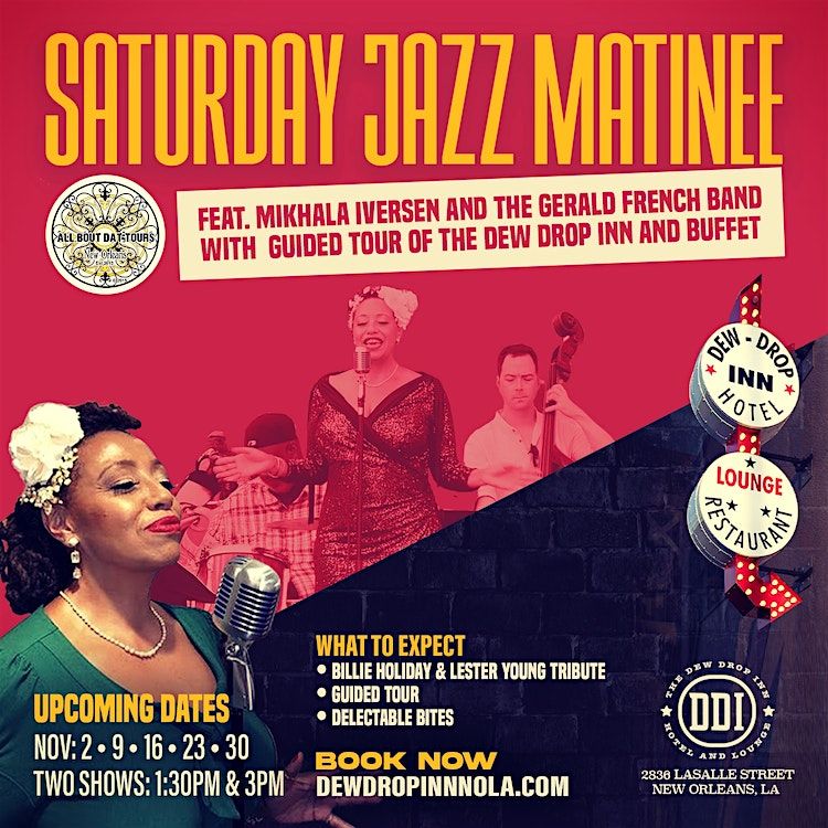 Saturday Jazz Matinee ft. Mikhala Iverson and The Gerald French Band