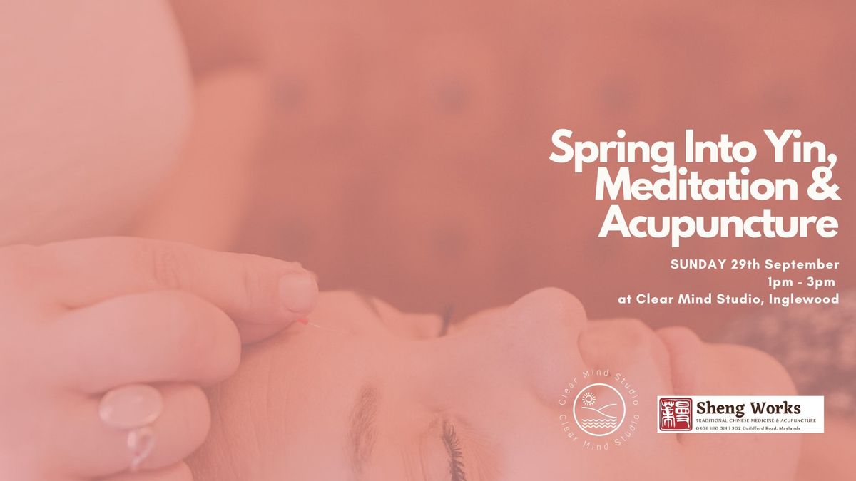 Spring Into Yin Acupuncture + Meditation 