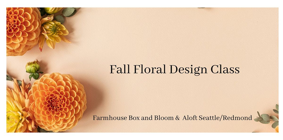 Fall Floral Design